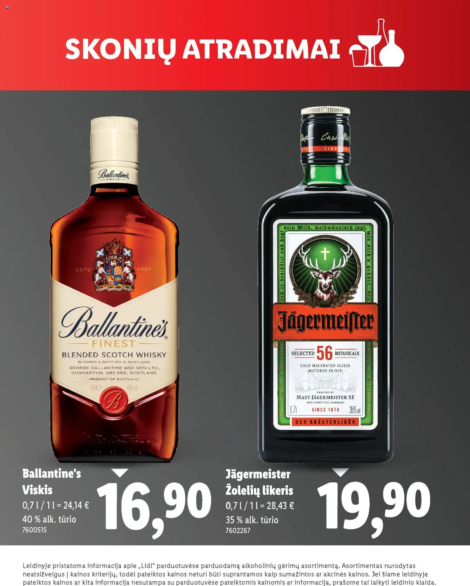 LIDL akcijos nuo 24.03.2026 | Puslapis: 3 | Prekių: Viskis