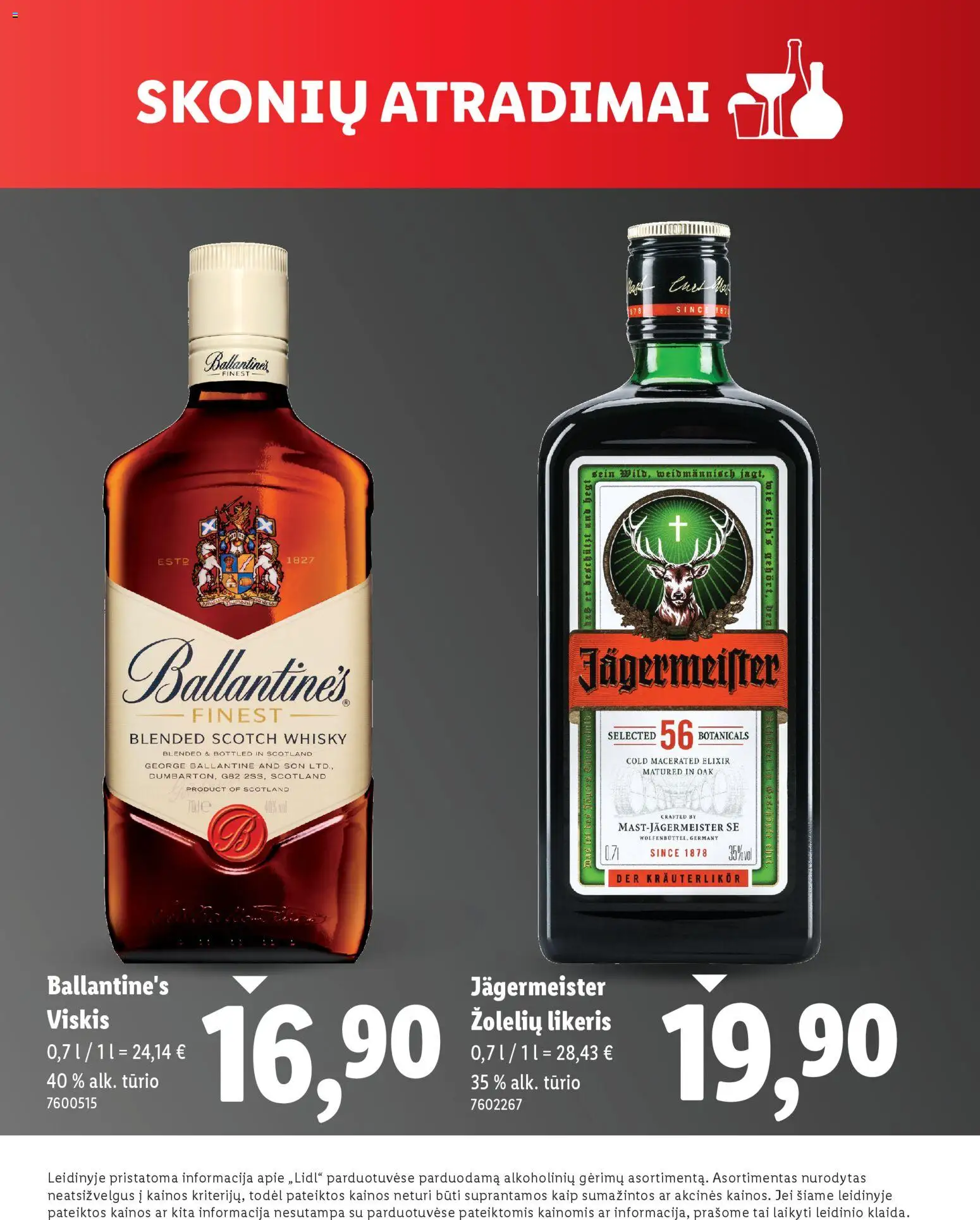 LIDL akcijos nuo 24.03.2026 | Puslapis: 3 | Prekių: Viskis