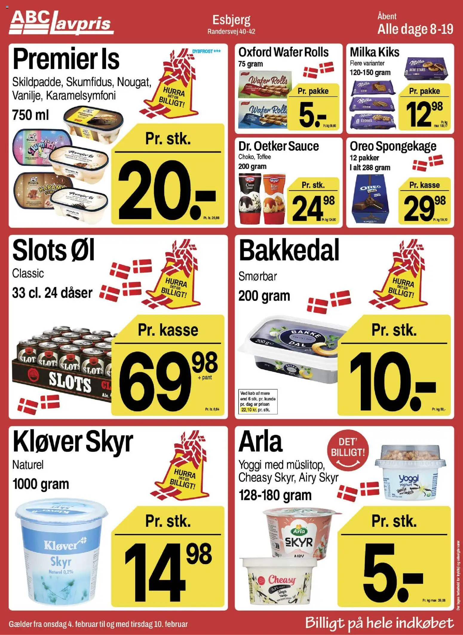 Abc Lavpris tilbudsavis – gyldig fra 04.02.2026 | Side: 5 | Produkter: Øl, Cookies, Nougat, Oreo