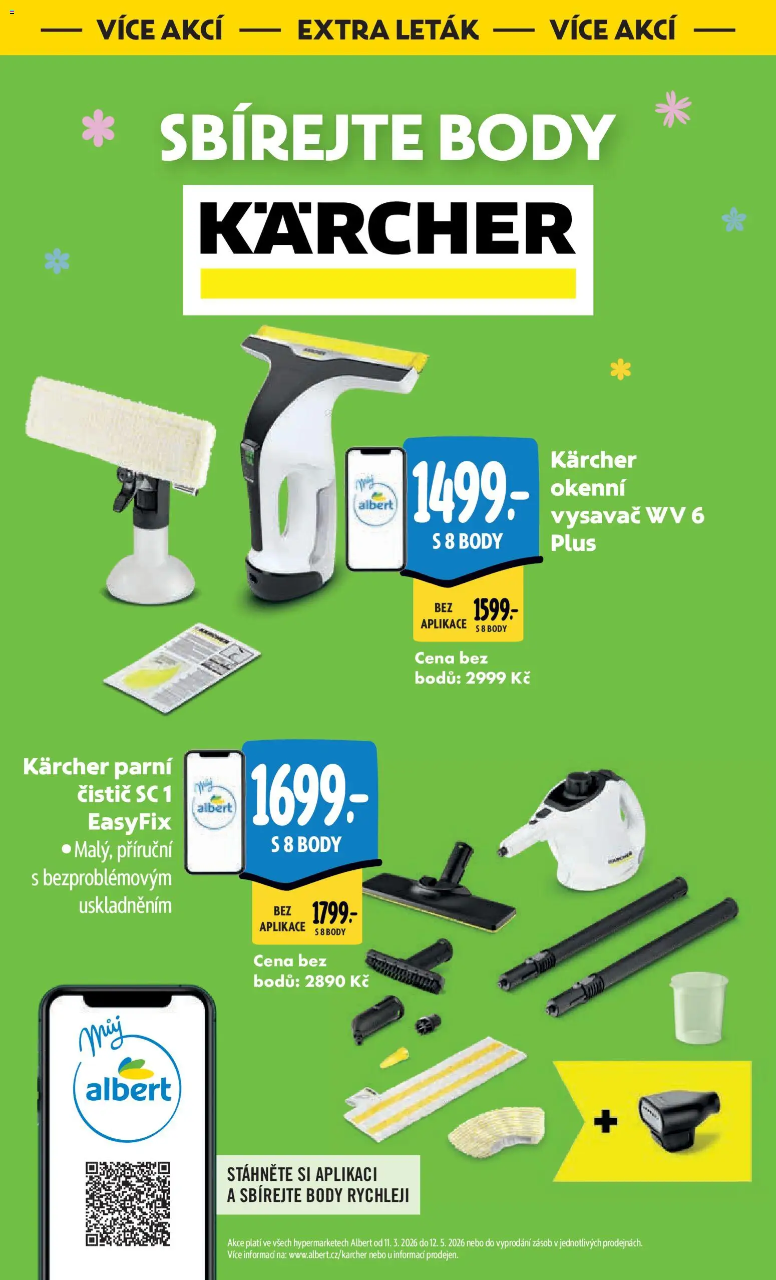 Albert leták - Hypermarket - Harfa od 15.04.2026 | Strana: 46 | Produkty: Kärcher, Parní čistič, Vysavač, Body