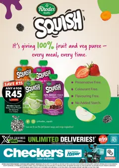 Preview of Checkers specials valid from 21.07.2025