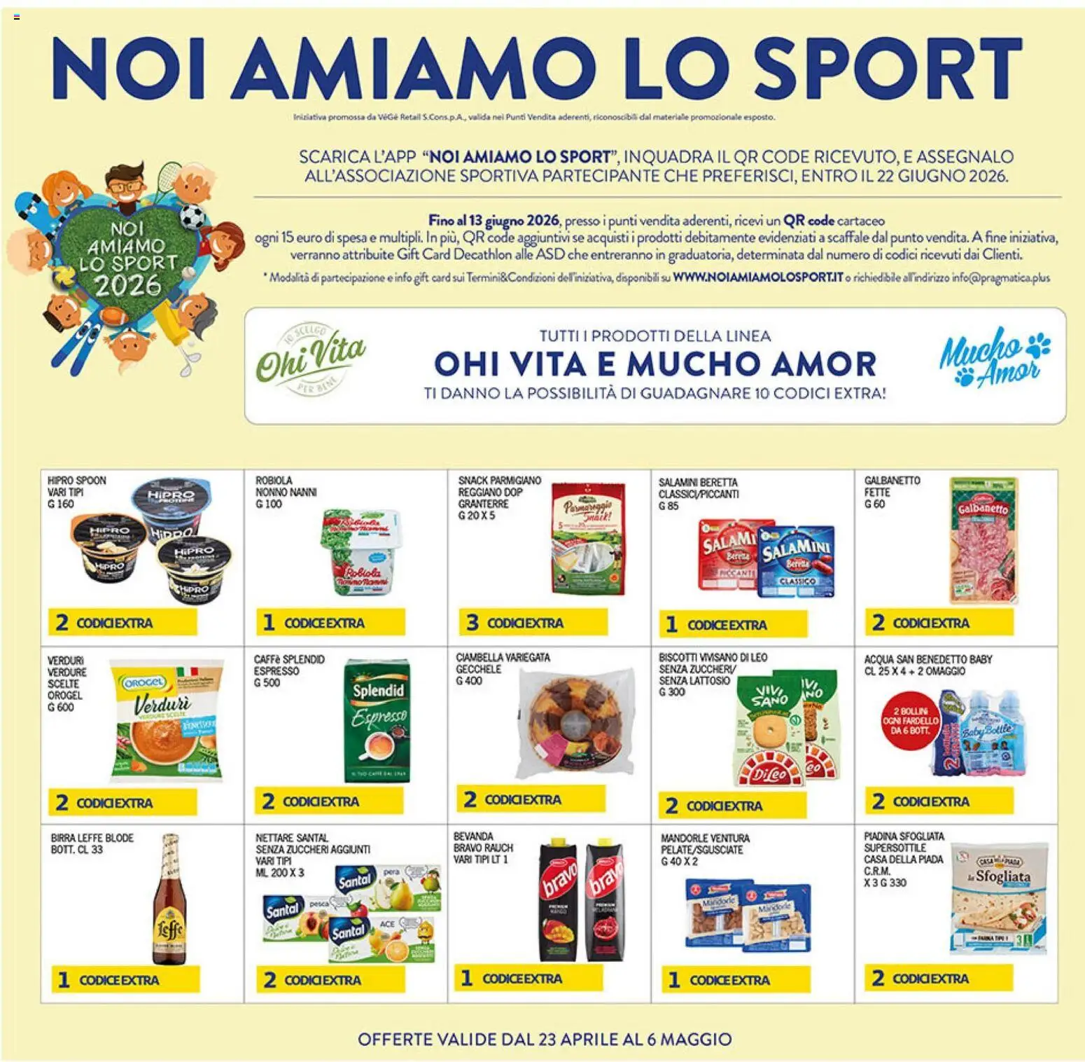 Volantino Coal del 23.04.2026 | Pagina: 26 | Prodotti: Caffè, Verdure, Scaffale, Robiola