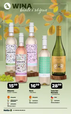 Pogląd oferty "Netto gazetka - Wina" - ważna od 10.11.2025 | Strona: 12 | Produkty: Chardonnay