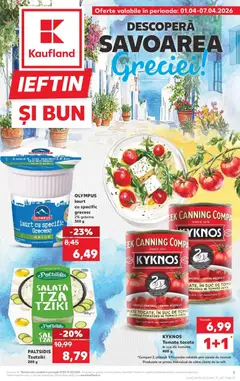 Ofertele Kaufland valabile de la 01.04.2026