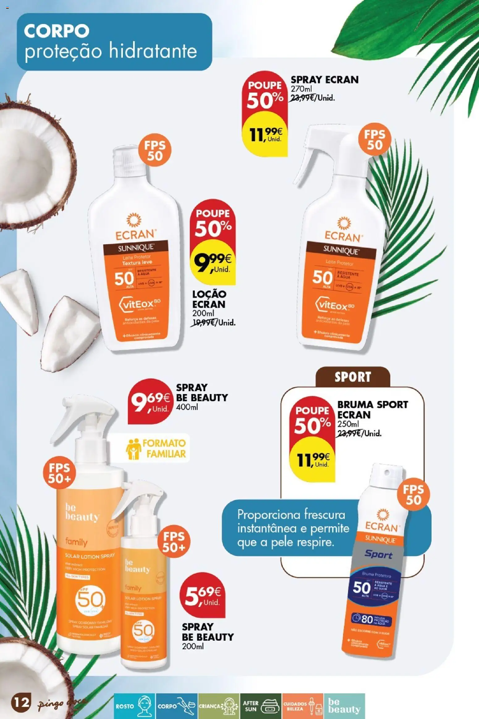 Pingo Doce Catálogo de solares 2026 │ válido de 24.03.2026 | Página: 12 | Produtos: Agua, Leite