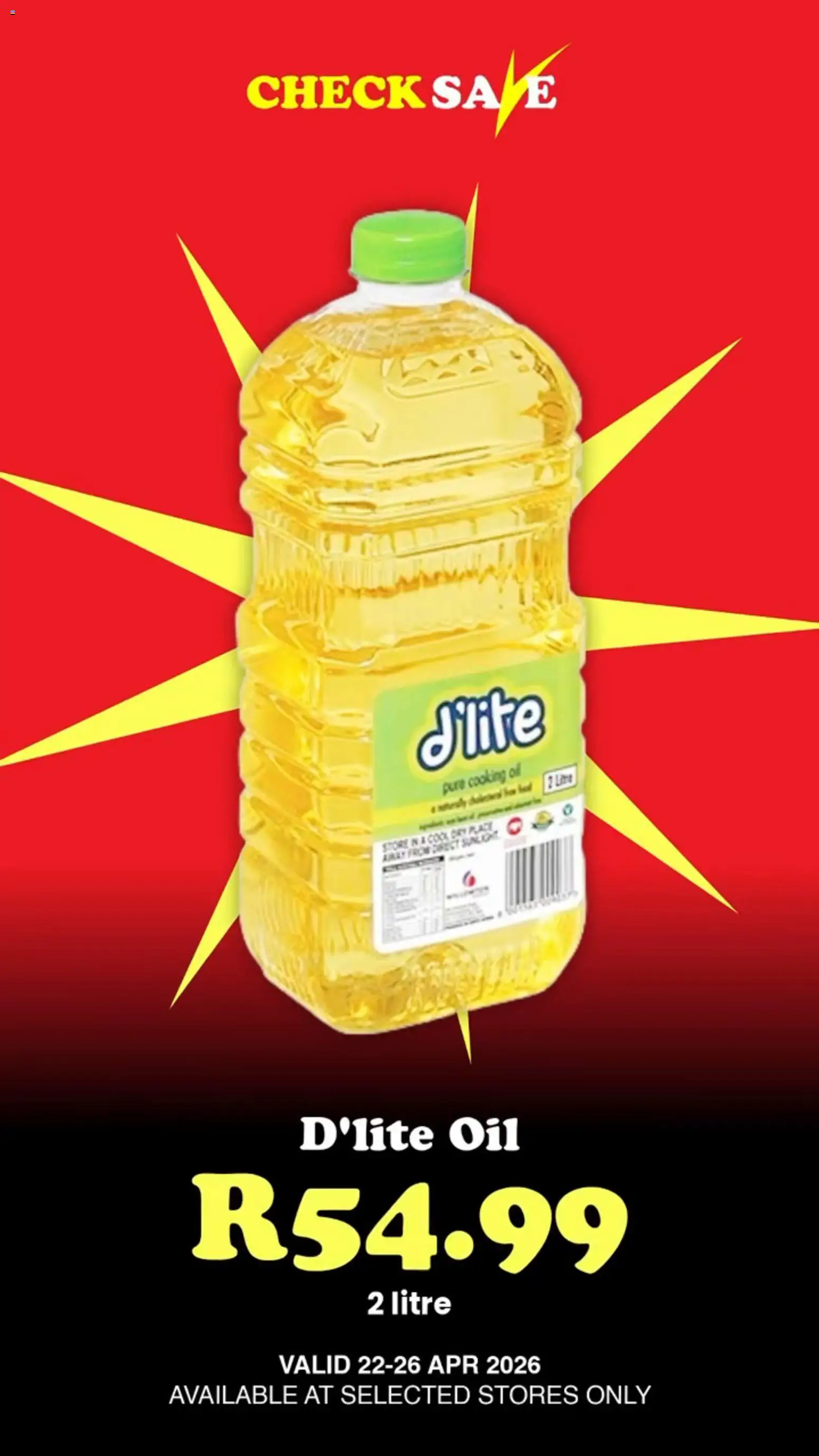 New Check Save catalogue – valid from 22.04.2026 | Page: 2 | Products: Oil