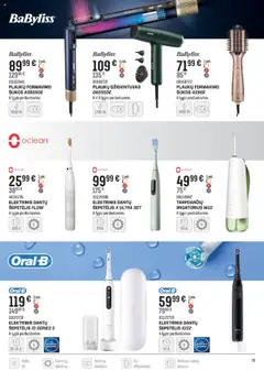 Senukai leidinys galioja nuo 02.10.2025 | Puslapis: 31 | Prekių: Plaukų džiovintuvas, Šepetėlis, Dantų šepetėlis