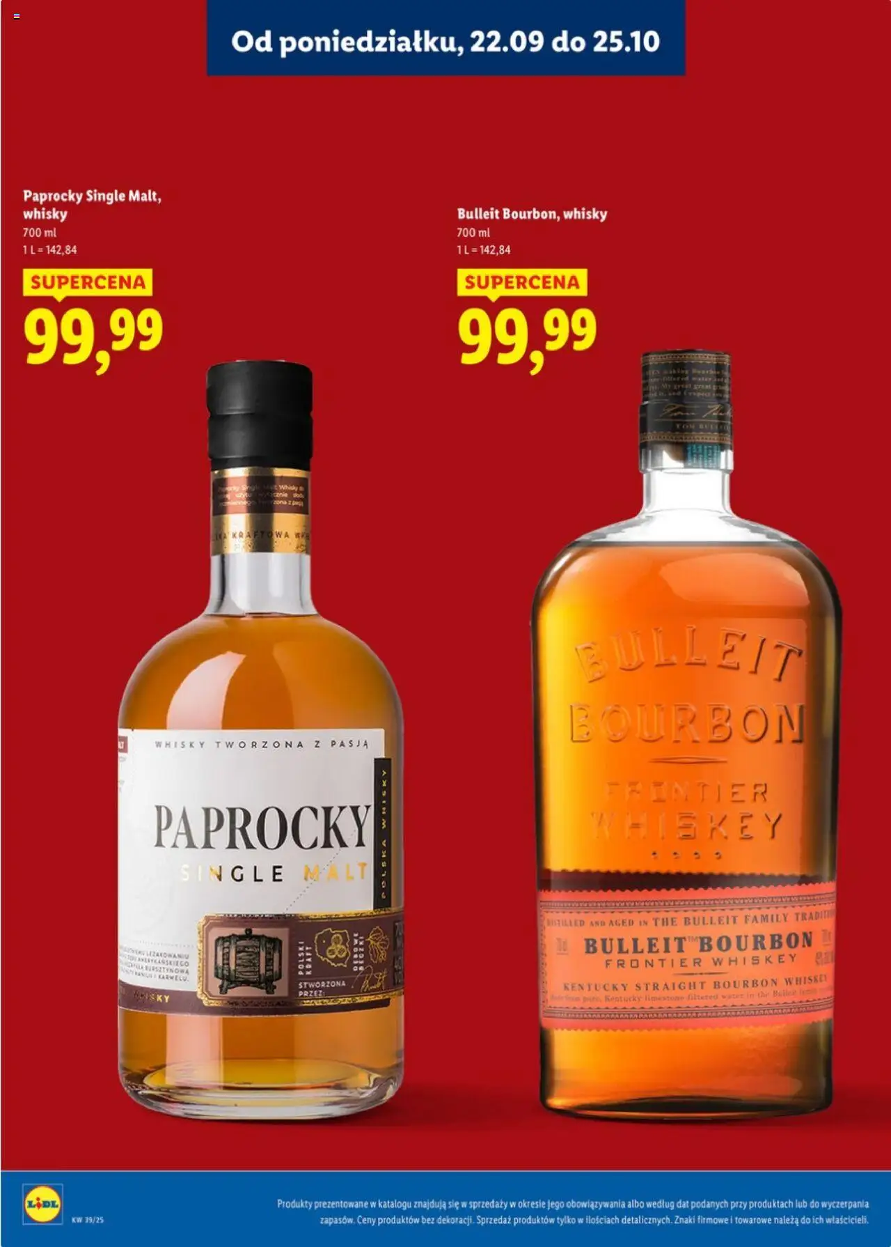 Lidl Katalog alkoholi mocnych od 22.09.2025 | Strona: 16 | Produkty: Bourbon, Whisky