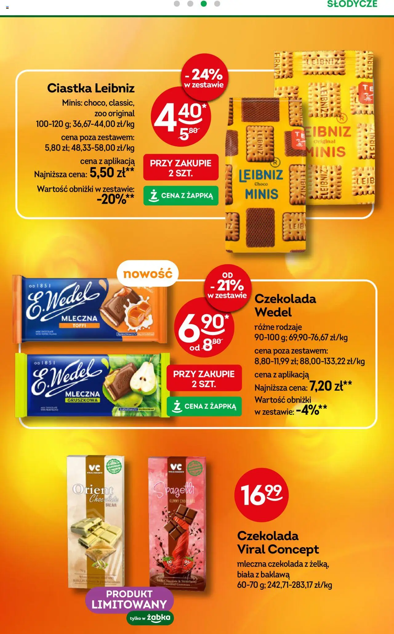 Żabka Gazetka od 10.09.2025 | Strona: 35 | Produkty: Słodycze, Baklava, Czekolada, Ciastka