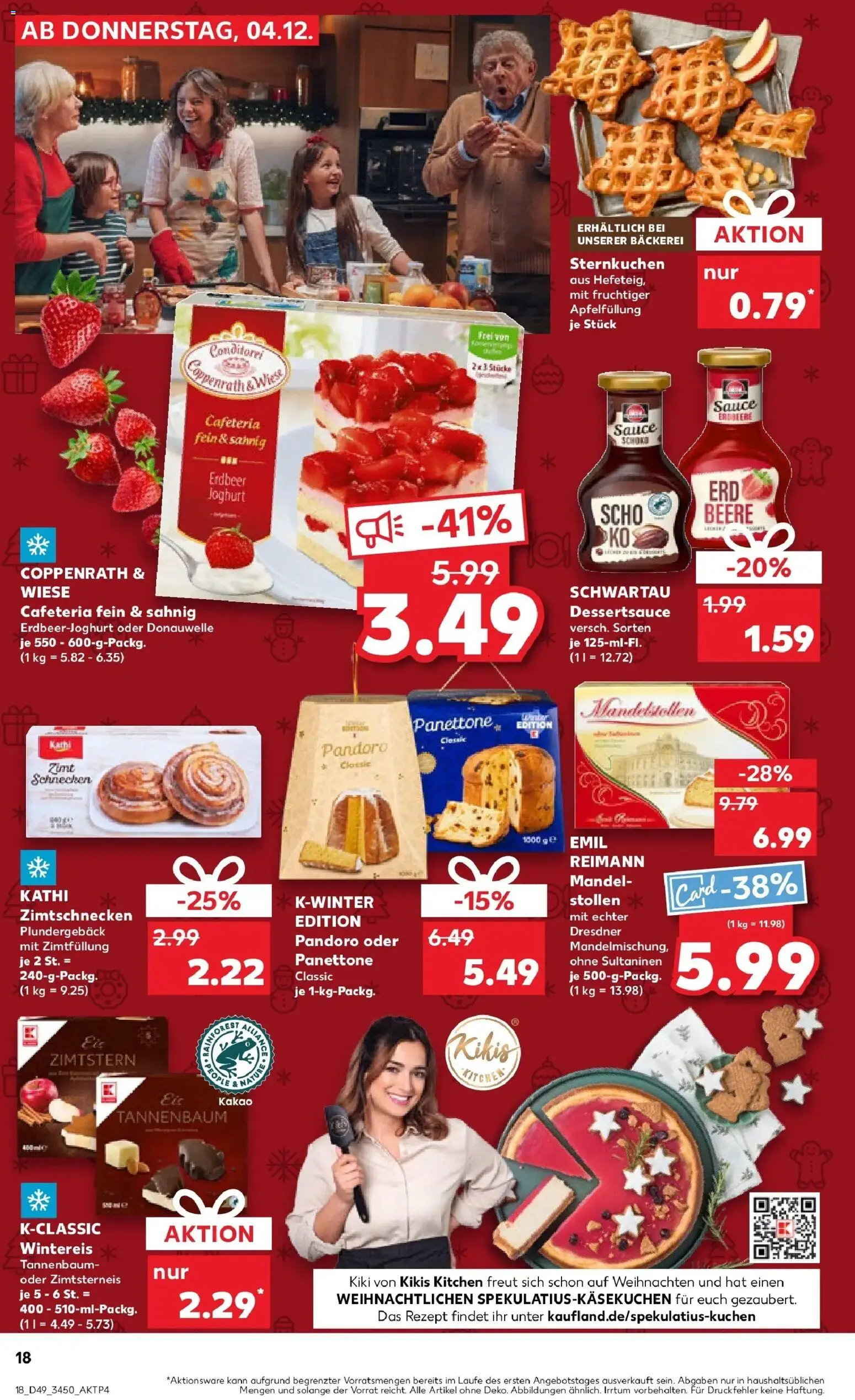 Kaufland prospekt Torgau	 – gültig ab 04.12.2025 | Seite: 18 | Produkte: Bäckerei, Joghurt
