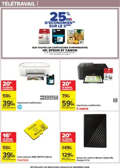 Carrefour - Prévisualisation de Carrefour Nos promos et doublez vos euros cagnottés valide à partir de 29.12.2025 | Page: 95 | Produits: Imprimante, Disque dur, Imprimante multifonction, Disque dur externe