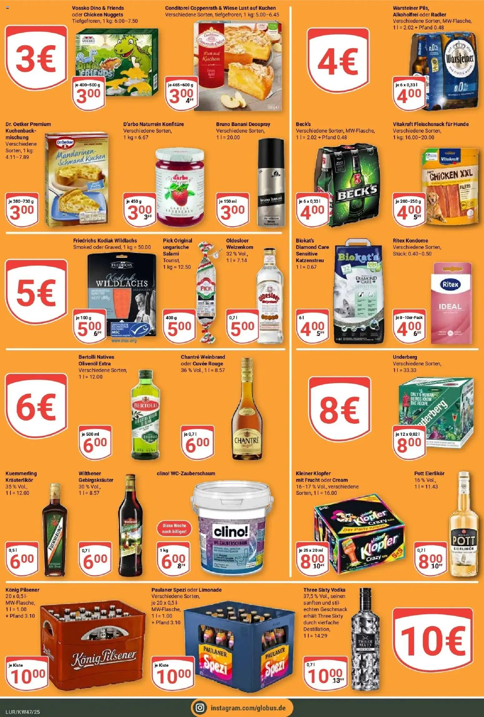 Globus prospekt Hamburg	 – gültig ab 17.11.2025 | Seite: 13 | Produkte: Paulaner spezi, Rouge, Chantré, Underberg