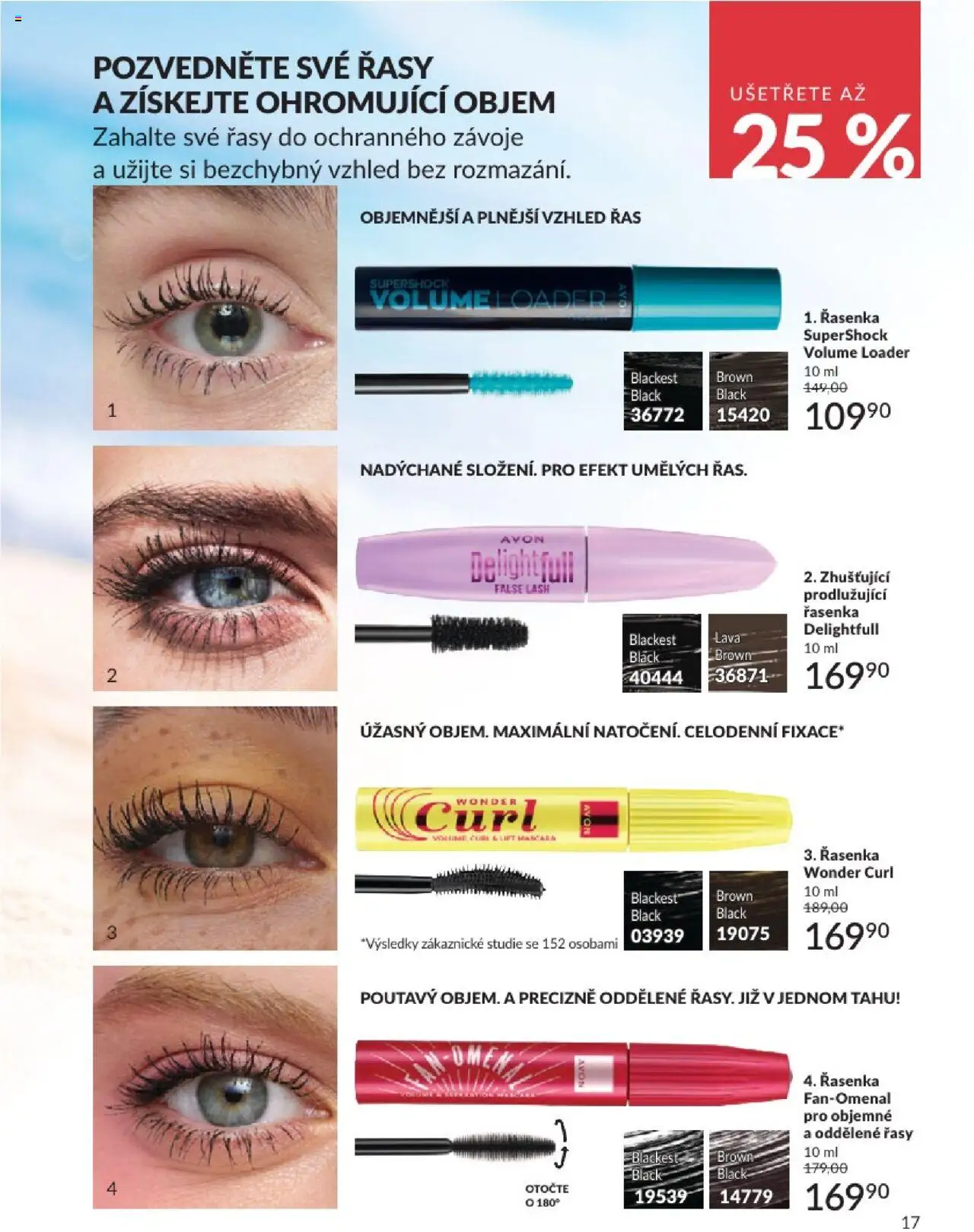 Avon katalog 6/2025 od 01.06.2025 | Strana: 17 | Produkty: Řasenka