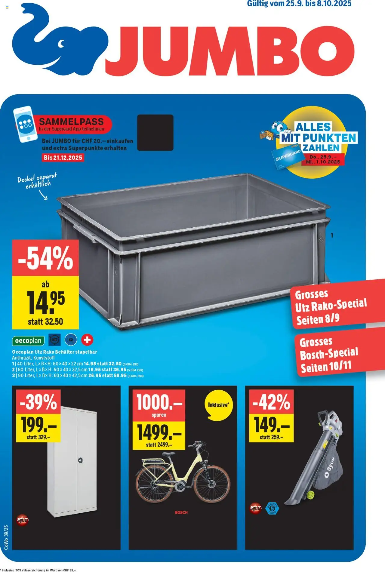 Jumbo Aktionen – gültig ab 25.09.2025 | Seite: 1 | Produkte: Bosch
