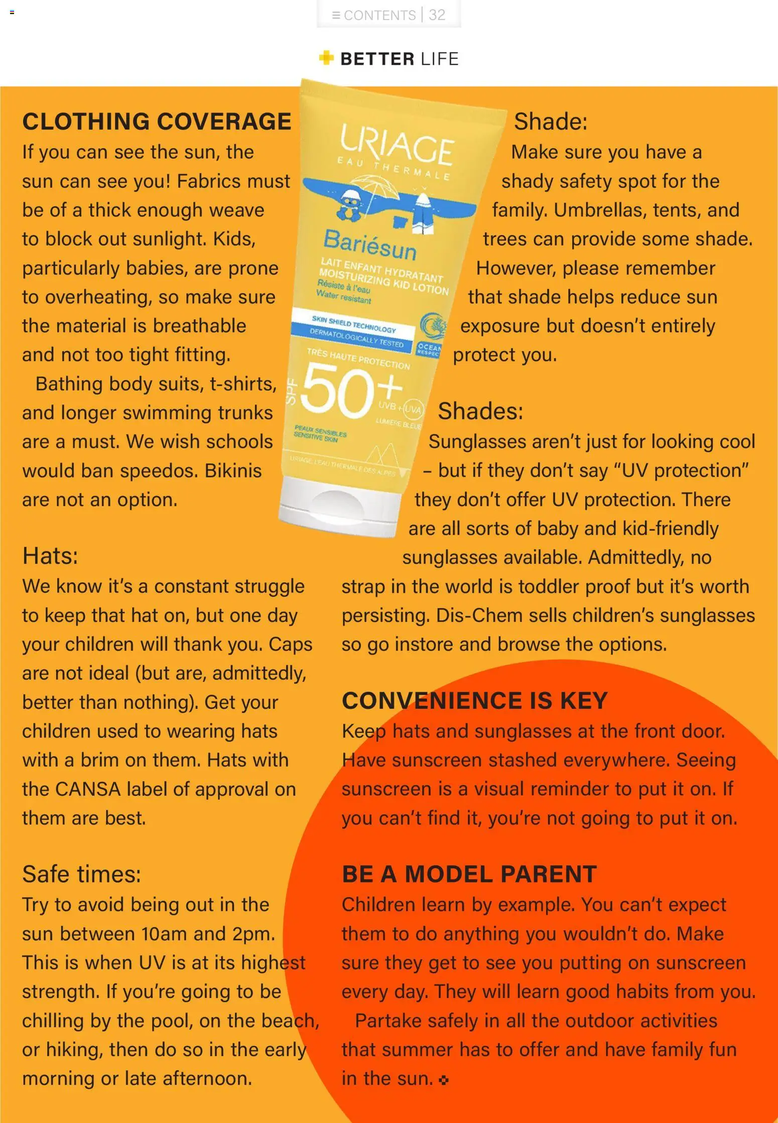 New Baby City catalogue – valid from 01.12.2025 | Page: 32 | Products: Hat, Sunscreen, Water, Lotion