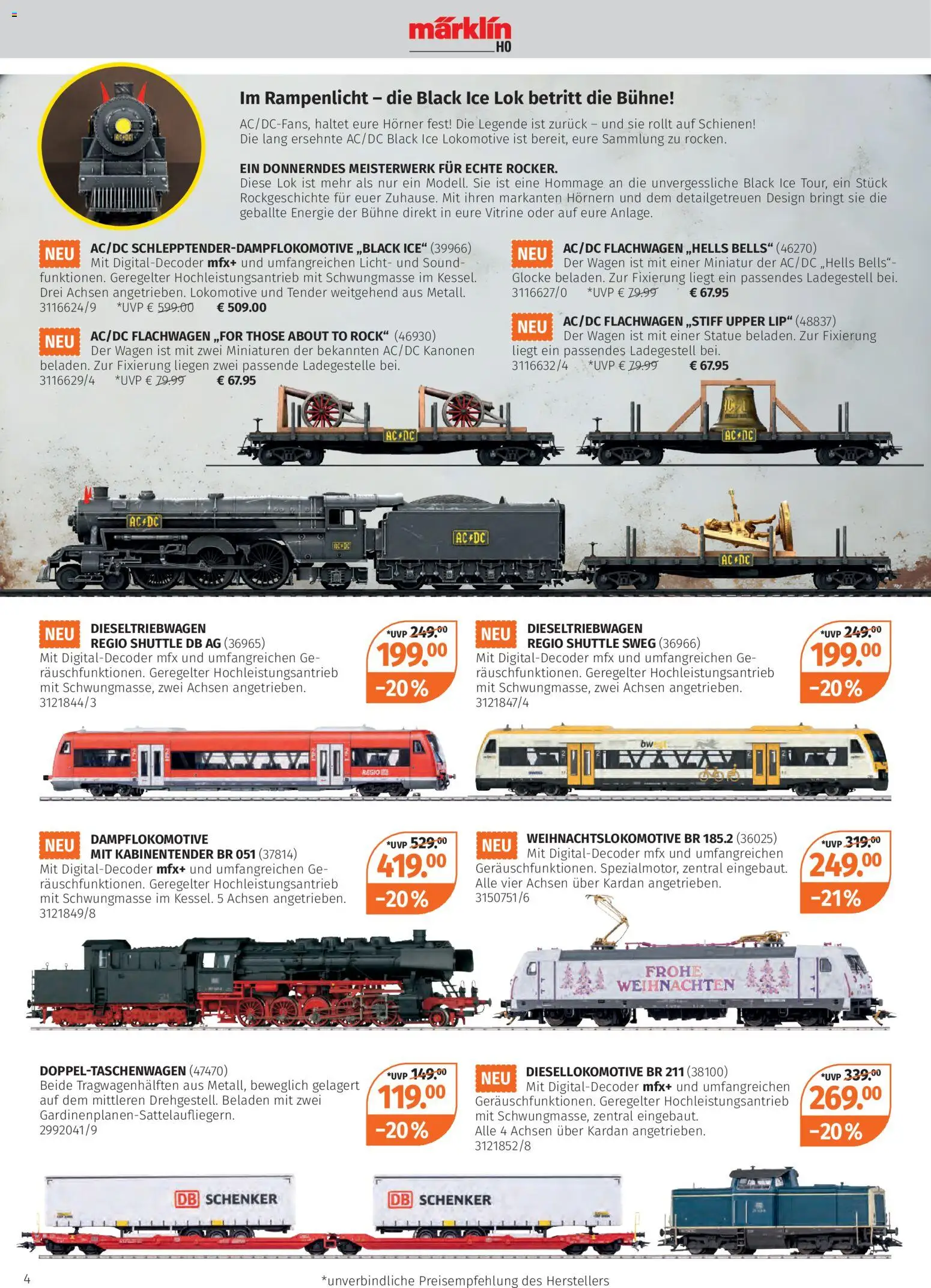 Müller Modell-Eisenbahn 2025 – gültig ab 27.10.2025 | Seite: 4 | Produkte: Vitrine, Rock