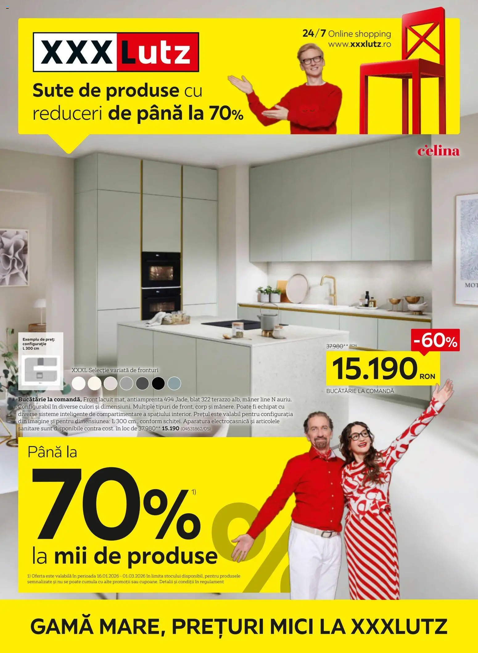 Noul catalog XXXLutz – valabil de la 19.01.2026 | Pagină: 1 | Produse: Mâner, Bucătărie, Mici