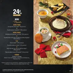 E.Leclerc - Prévisualisation de E.Leclerc - Carte traiteur festive - mixte valide à partir de 18.11.2025 | Page: 29 | Produits: Carottes, Plateau, Fromage, Noix