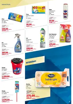 Metro katalog  - pregled Metro kataloga - važi od 30.04.2026 | Strana: 13 | Proizvode: Toalet papir, Vileda