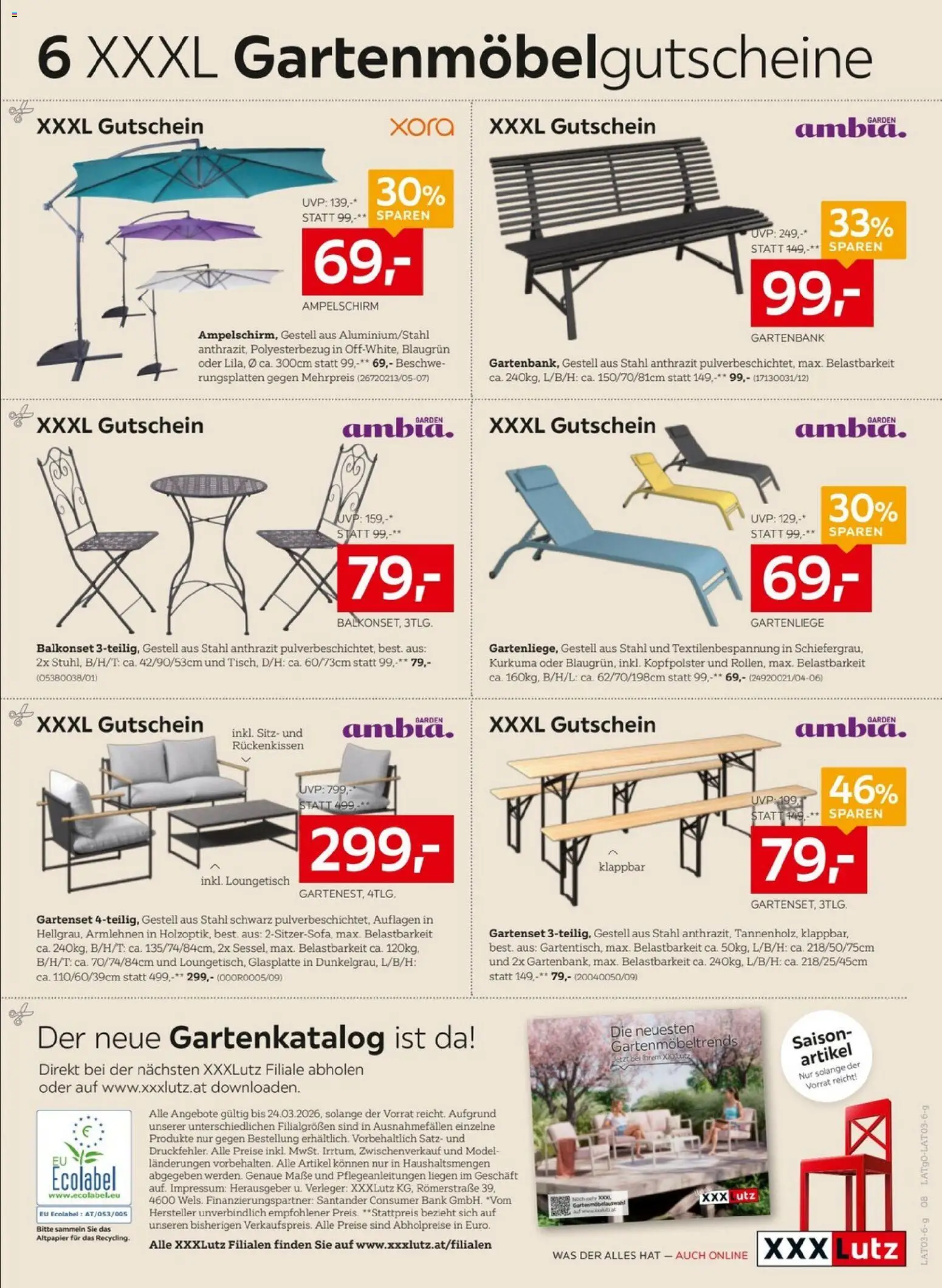 XXXLutz Gartenmöbel gültig ab 10.03.2026 | Seite: 8