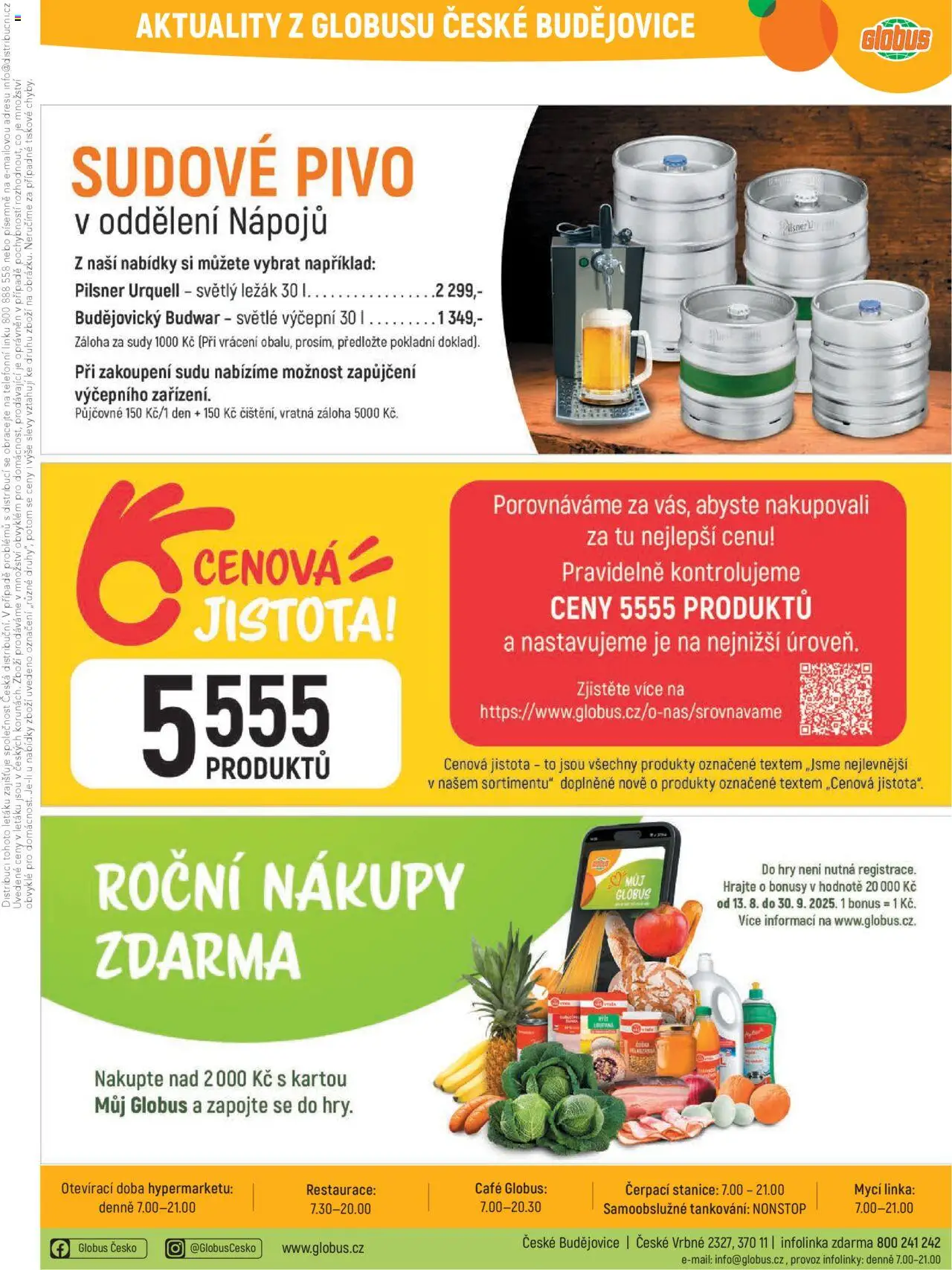 Globus leták - České Budějovice od 13.08.2025 | Strana: 41 | Produkty: Globus, Pivo, Pilsner, Pilsner Urquell