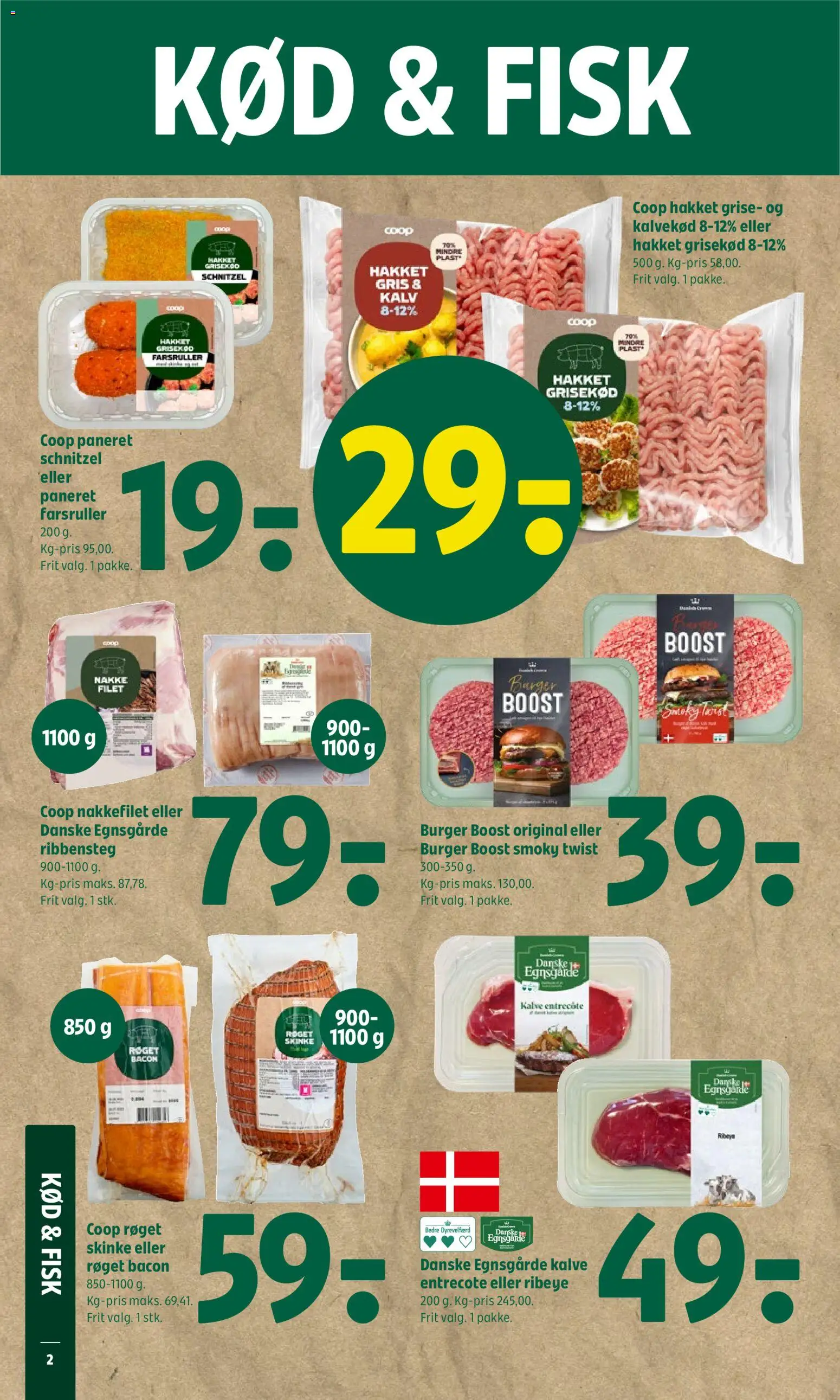 Coop 365 tilbudsavis – gyldig fra 23.04.2026 | Side: 5 | Produkter: Skinke, Fisk, Entrecote, Nakkefilet