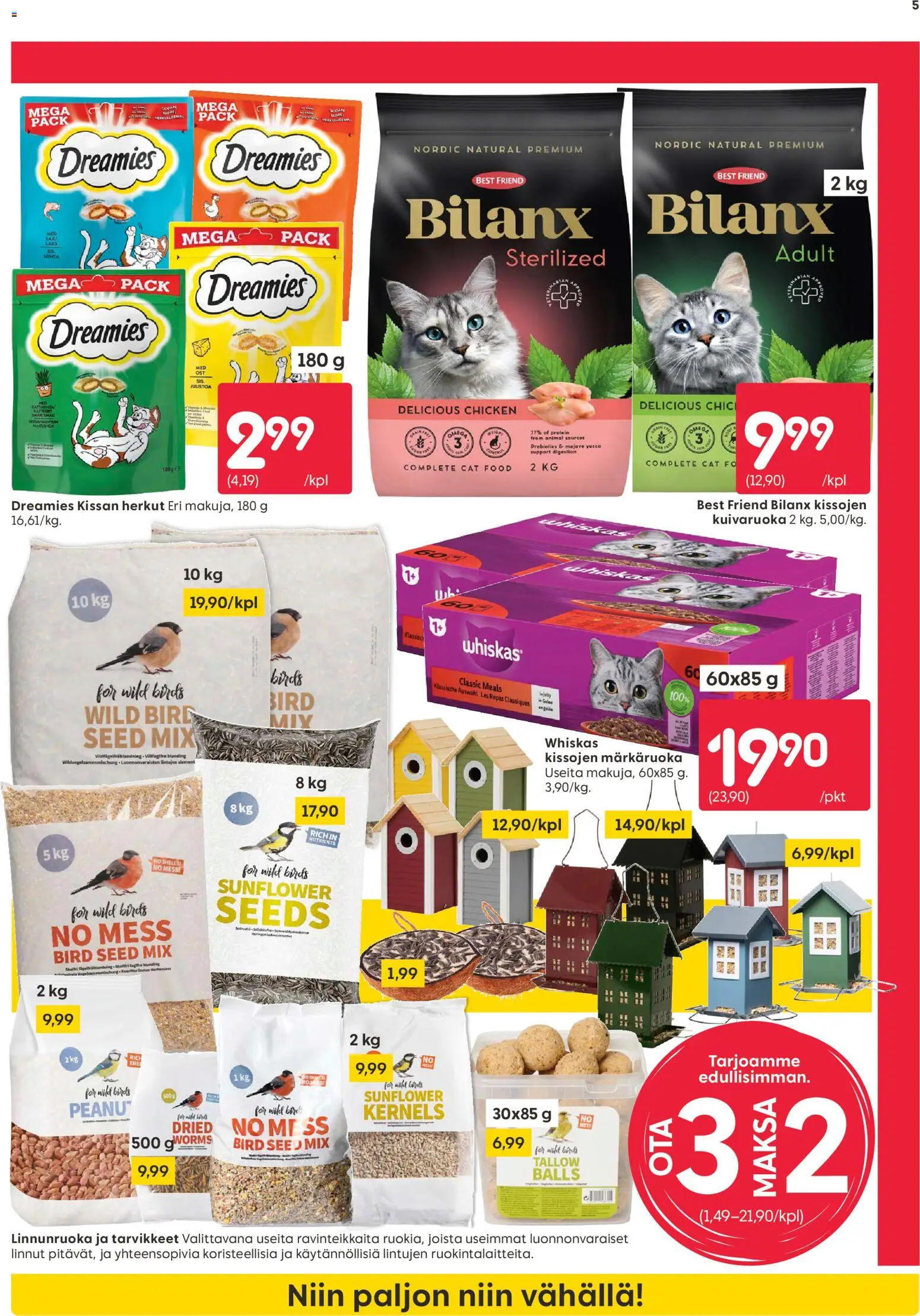 Rusta tarjoukset – voimassa 19.01.2026 alkaen | Sivu: 5 | Tuotteet: Linnunruoka