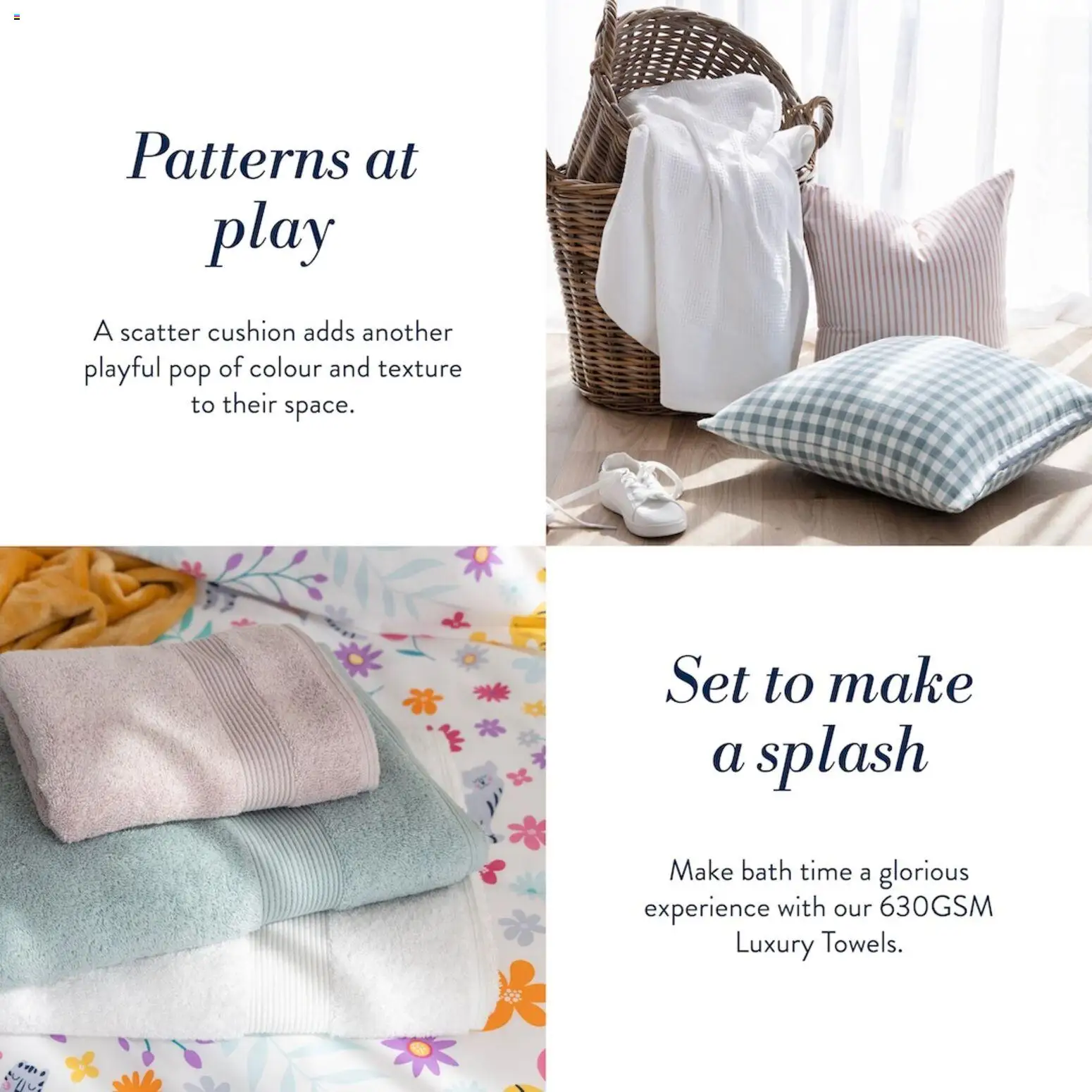 New Volpes catalogue – valid from 13.11.2025 | Page: 3 | Products: Cushion, Bath