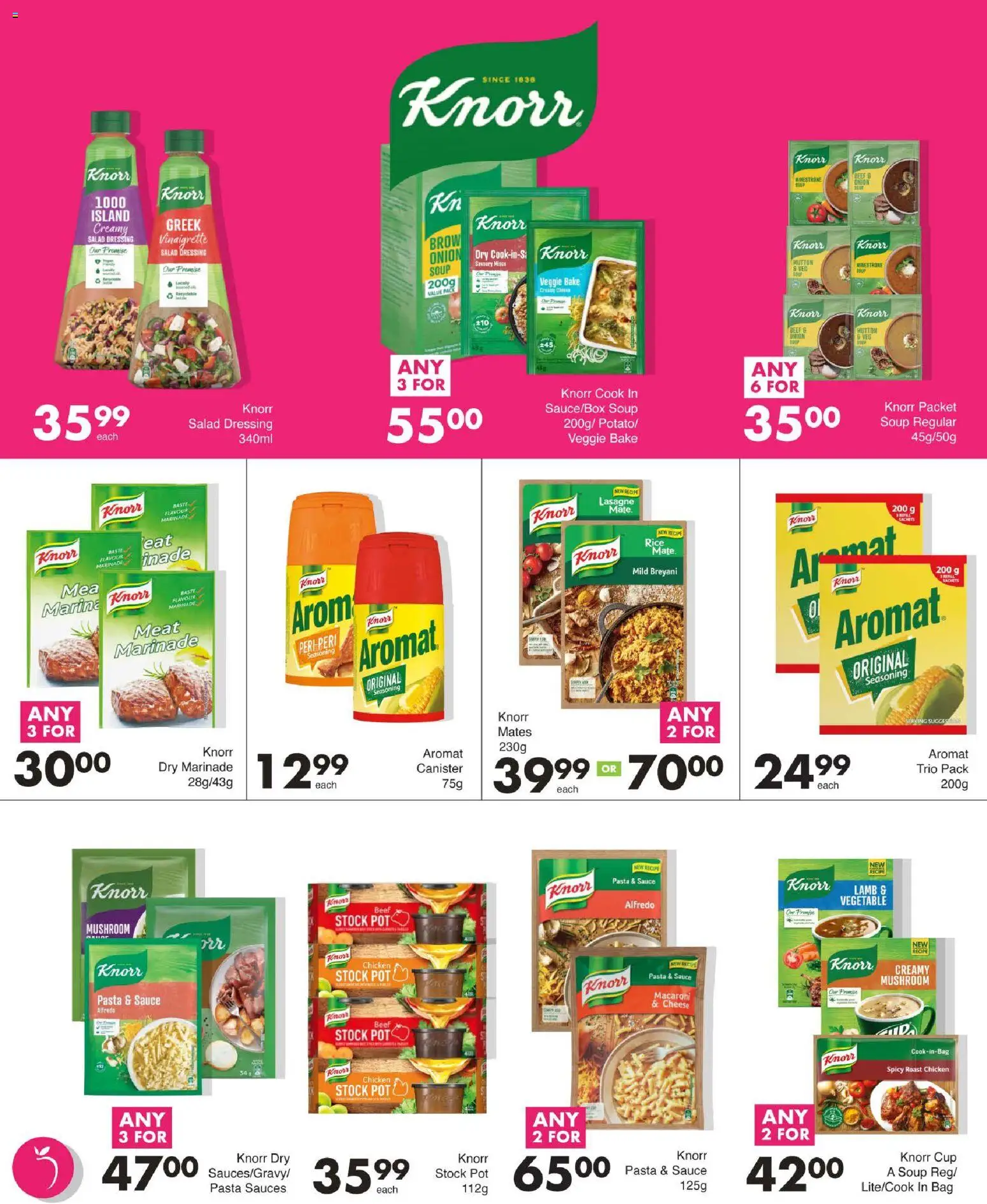 New Save catalogue – valid from 15.04.2026 | Page: 23 | Products: Rice, Pasta, Marinade, Aromat