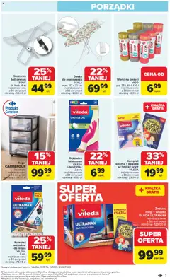 Carrefour Gazetka - Łap okazje od czwartku od 17.07.2025 | Strona: 7 | Produkty: Suszarka, Regał, Vileda
