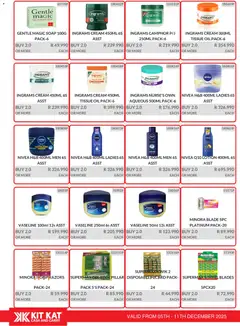 KIT KAT Cash & Carry specials catalogue – valid from 05.12.2025 | Page: 22 | Products: Oil, Cream, Razors, Lotion