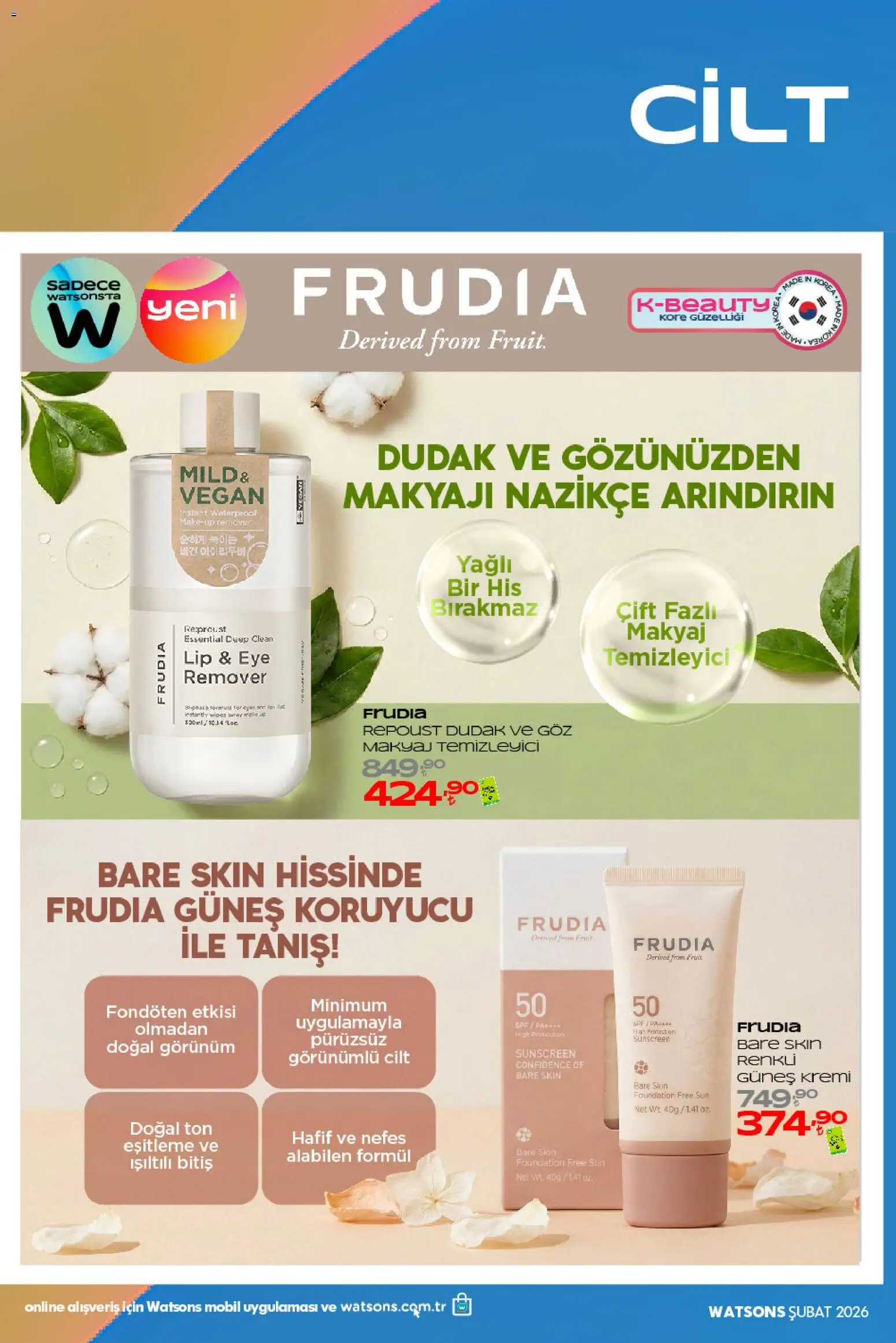 Watsons Katalog - 29.01.2026 tarihinden itibaren geçerlidir | Sayfa: 31 | Ürünler: Güneş kremi, Makyaj