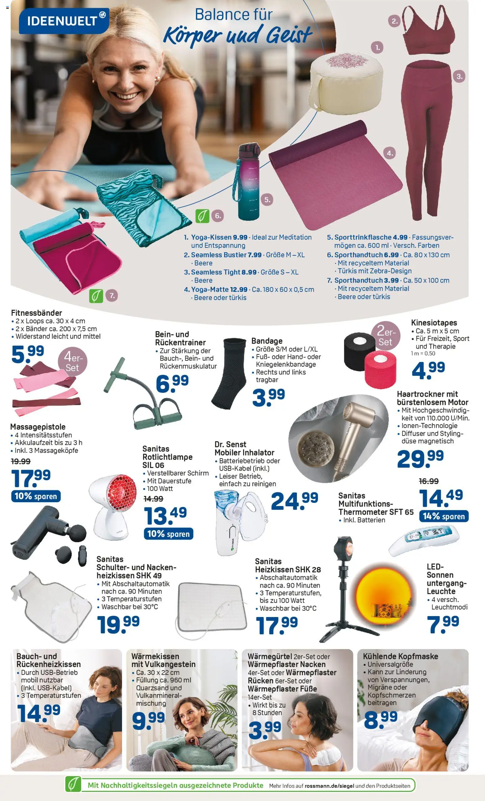 Rossmann Prospekt 	 – gültig ab 12.01.2026 | Seite: 2 | Produkte: Thermometer, Haartrockner, Batterien, Massagepistole