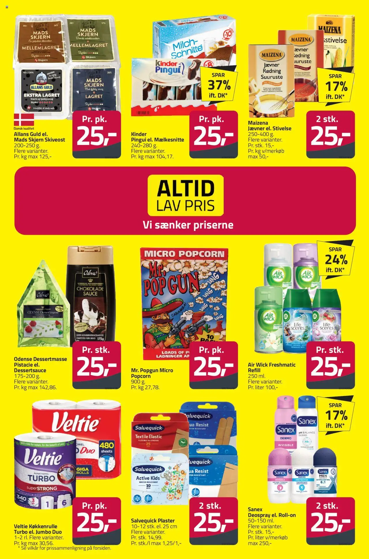 Fleggaard Tilbudsavis gyldig fra 06.08.2025 | Side: 33 | Produkter: Chokolade, Popcorn, Skiveost