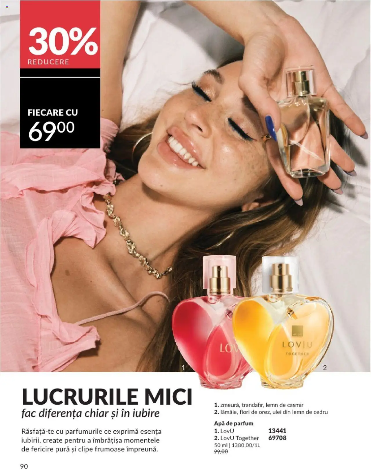 Catalog Avon - 08 2025 – valabil de la 01.08.2025 | Pagină: 90 | Produse: Apă de parfum, Mici, Parfum, Ulei