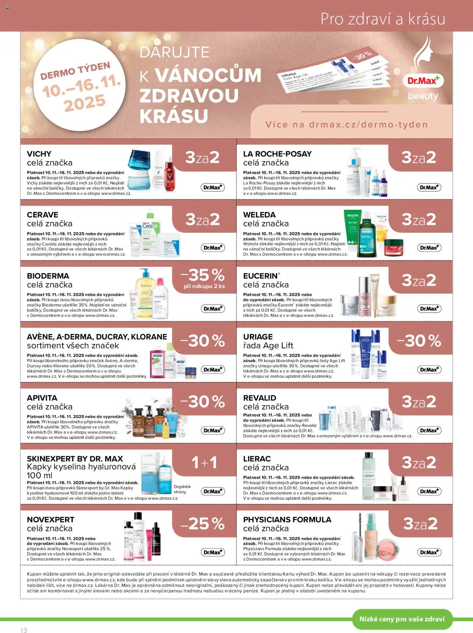 Dr. Max leták od 01.11.2025 | Strana: 13 | Produkty: Weleda, Bioderma