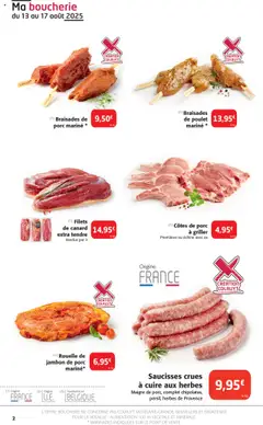  | Page: 2 | Produits: Volaille, Herbes de provence, Jambon, Porc