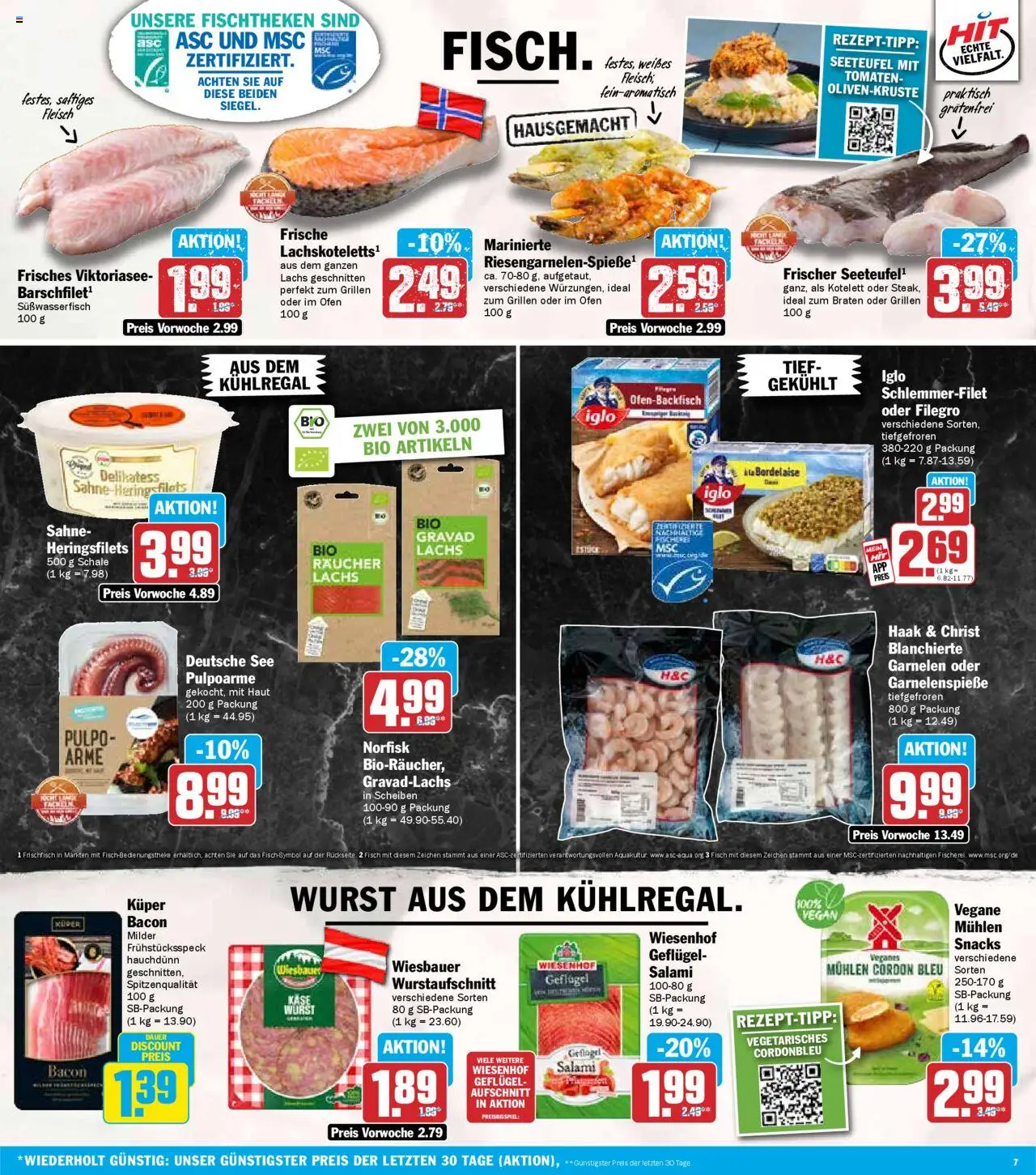 HIT - Hessen - gültig ab dem 25.08.2025 | Seite: 7 | Produkte: Ofen, Tomaten, Fisch, Wurst