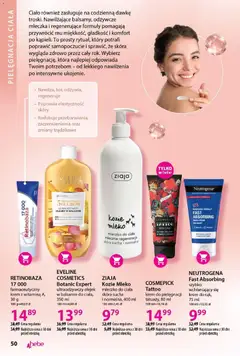 Pogląd oferty "Hebe gazetka - Katalog" - ważna od 19.03.2026 | Strona: 50 | Produkty: Mleko, Mleczko do ciała, Krem, Lotion