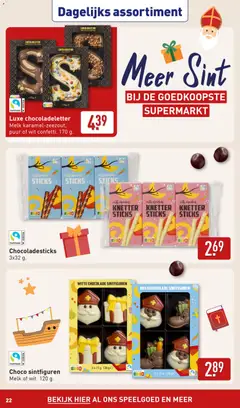 Aldi -Folder week 46 - Voorbeeld van een folder van Aldi, geldig van 10.11.2025 | Pagina: 22 | Producten: Melk, Chocolade, Zeezout