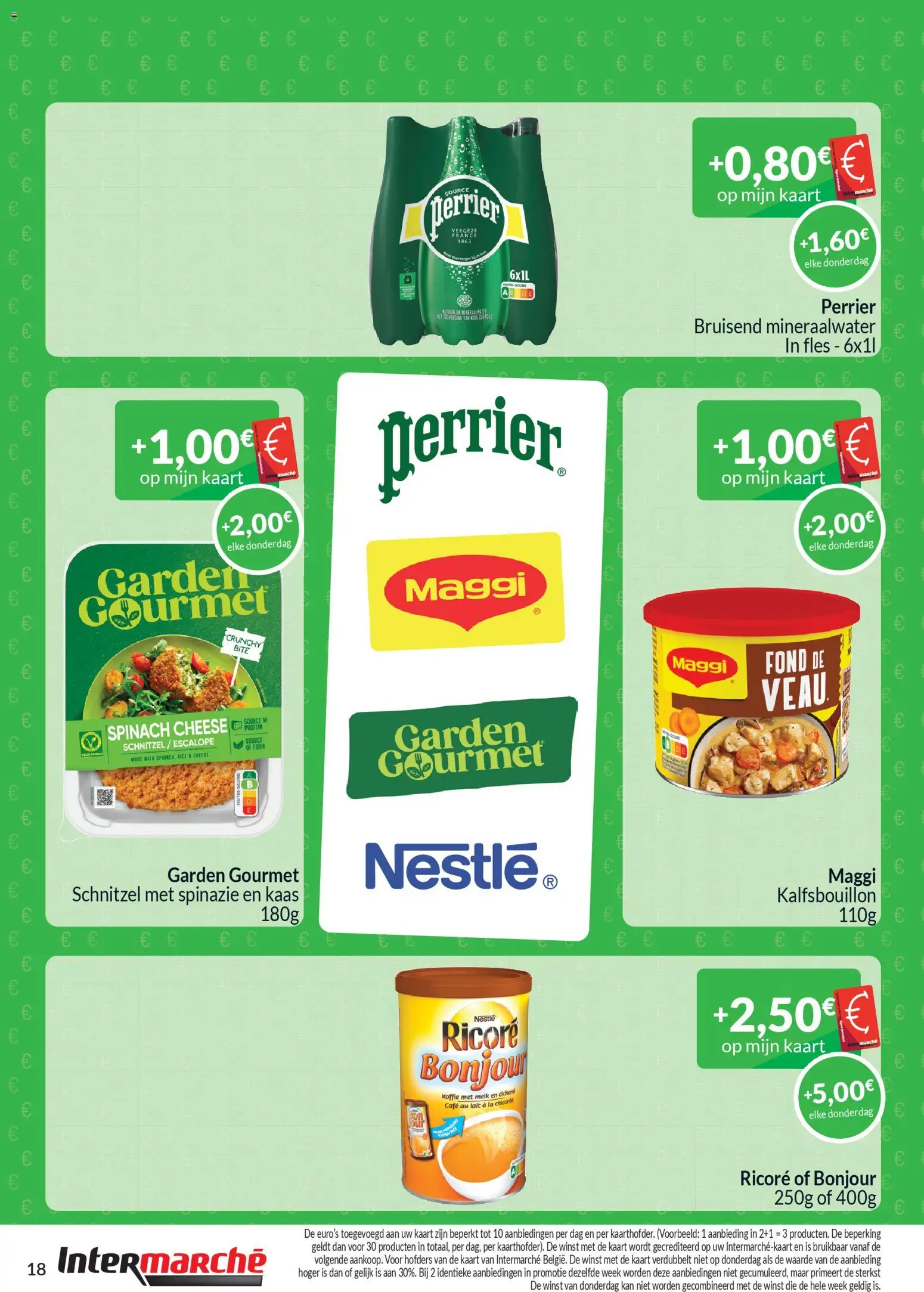 {H1} | Pagina: 18 | Producten: Fles, Schnitzel, La, Kaart