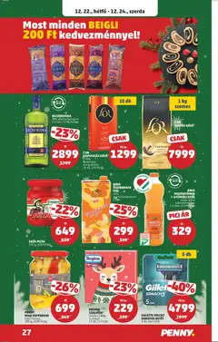 BINO MULTIVITAMIN GYÜMÖLCSITAL, sárga, piros szénsavmentes 1,5 liter, 219 Ft/liter - amely érvényes a következő dátumtól: 18.12.2025 | Oldal: 31