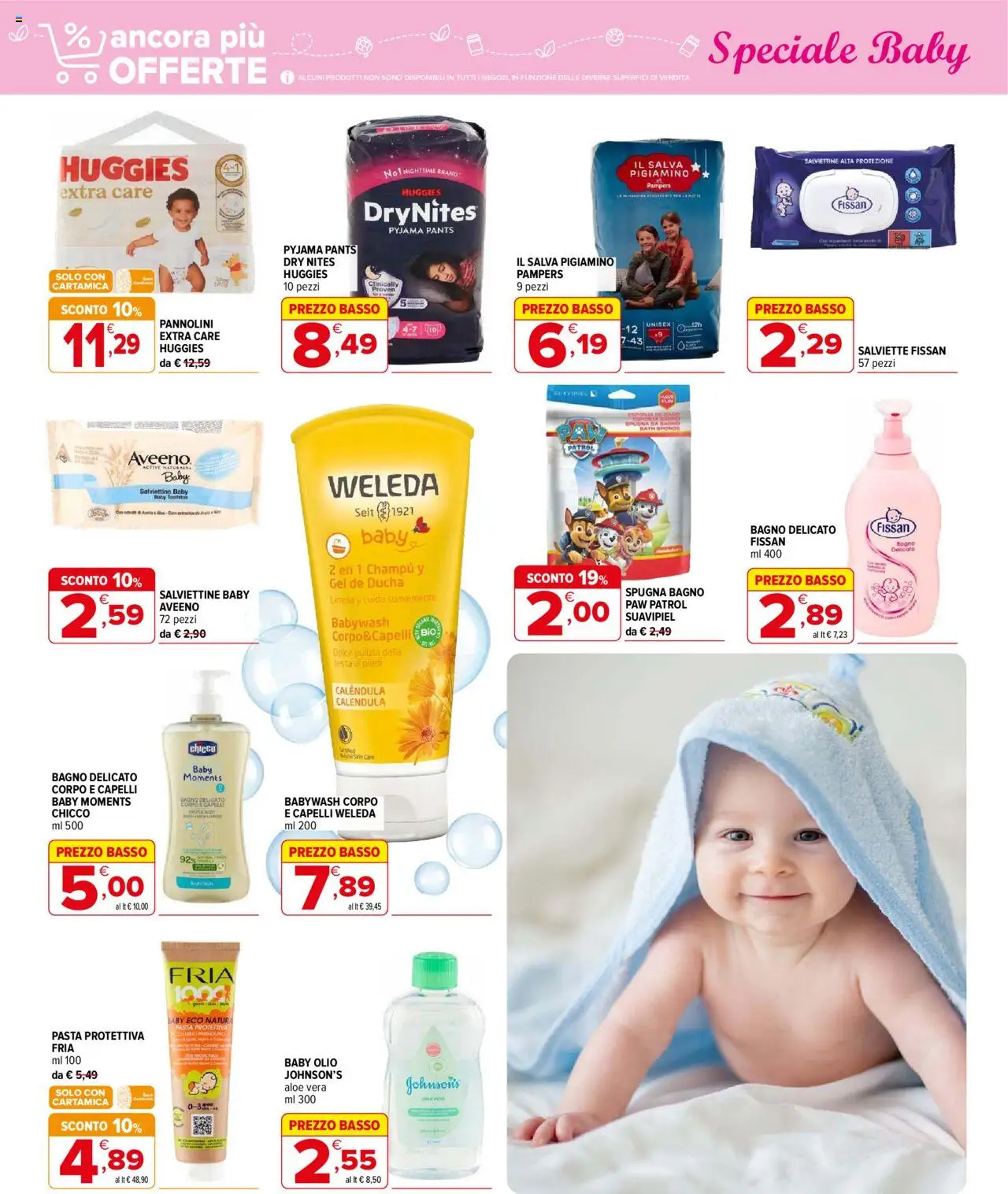 Volantino Iperal del 05.06.2025 | Pagina: 17 | Prodotti: Spugna, Pasta, Pampers, Bagno