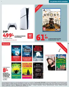 Auchan - Prévisualisation de Auchan - Les Halles d'automne : les prix bas, c'est toujours de saison valide à partir de 30.09.2025 | Page: 61 | Produits: Vidéo, Playstation, Mais, Livre
