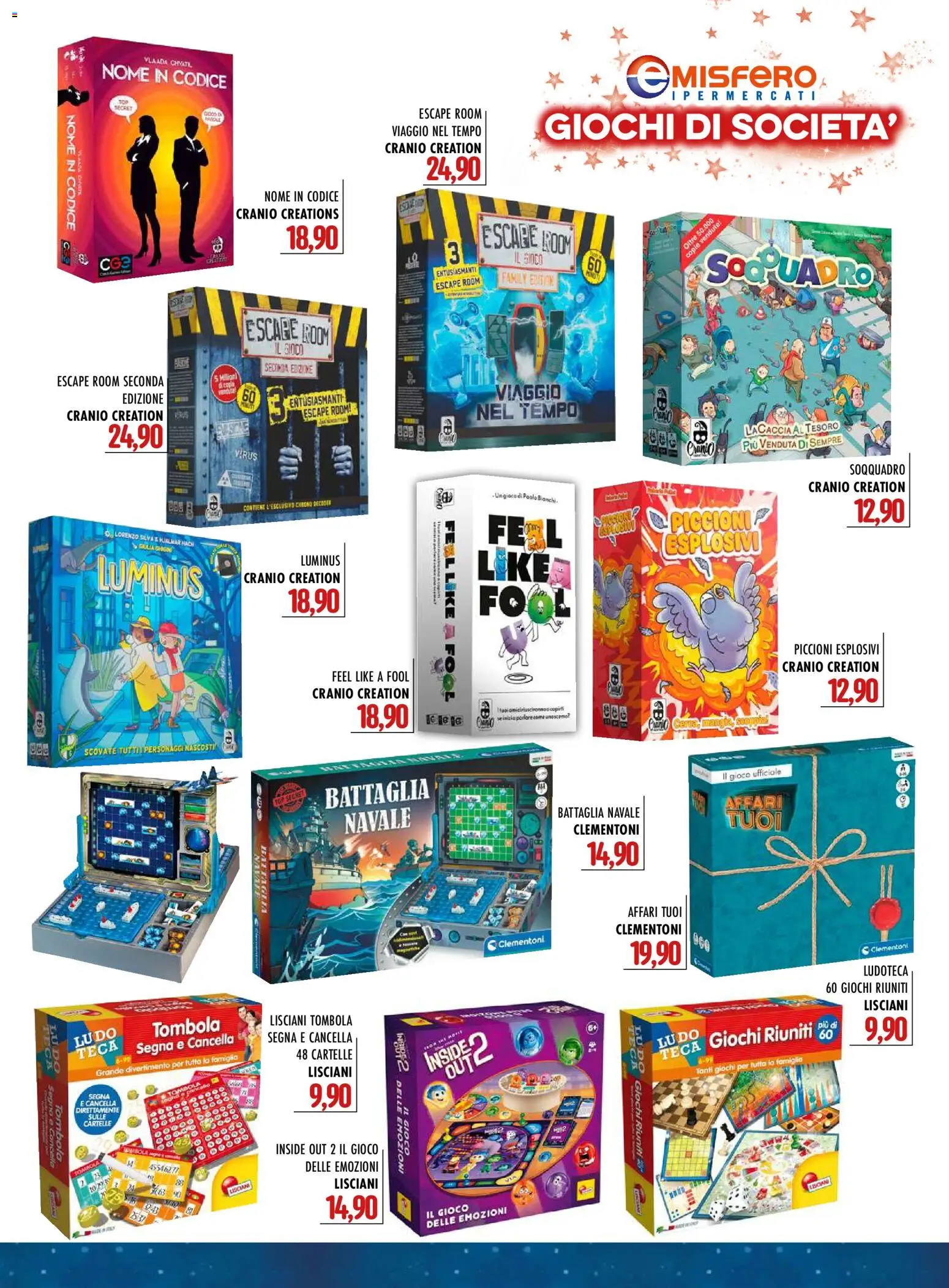 Volantino Emisfero del 13.11.2025 | Pagina: 31 | Prodotti: Gioco