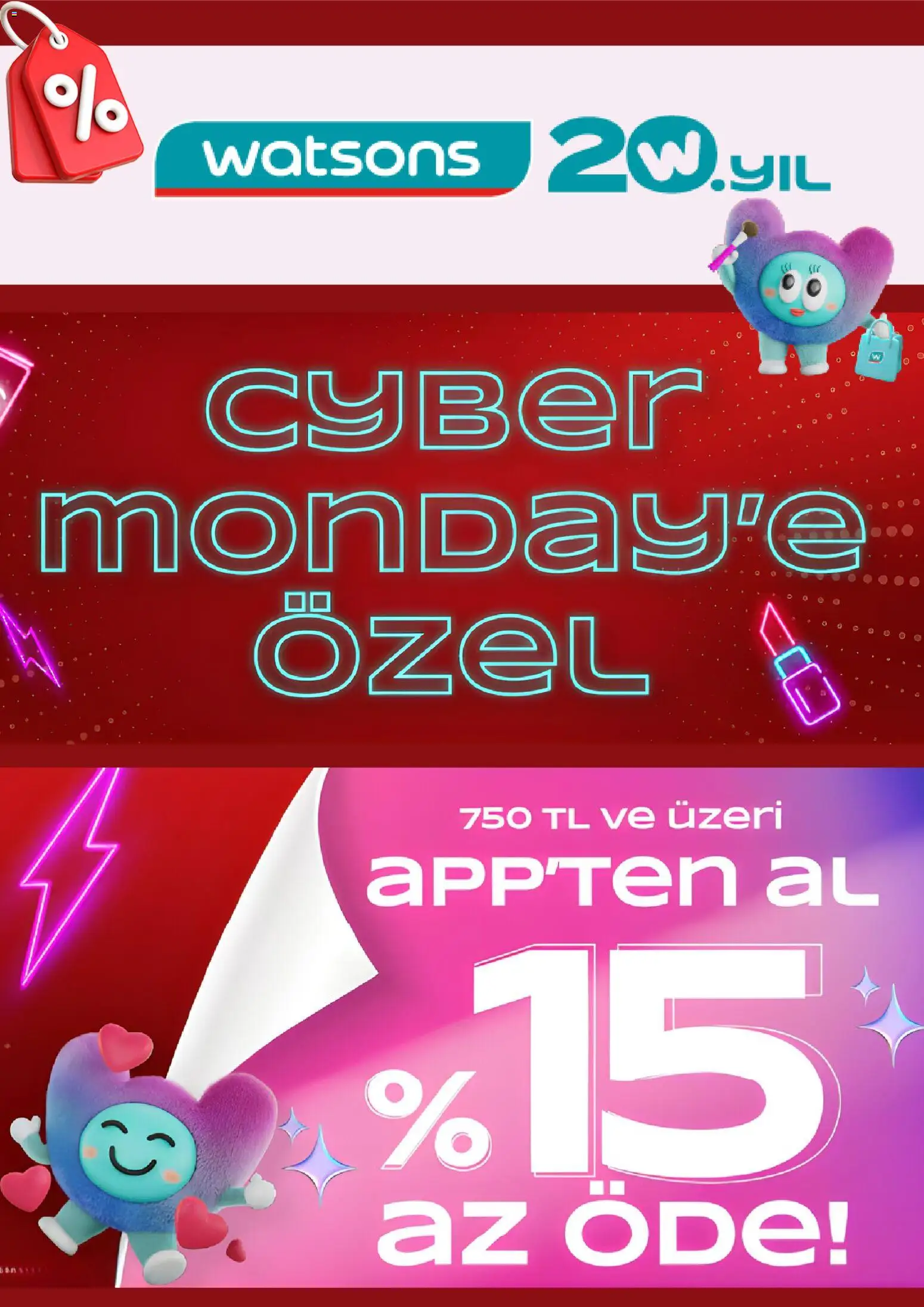 Watsons Cyber Monday - 01.12.2025 tarihinden itibaren geçerlidir | Sayfa: 1