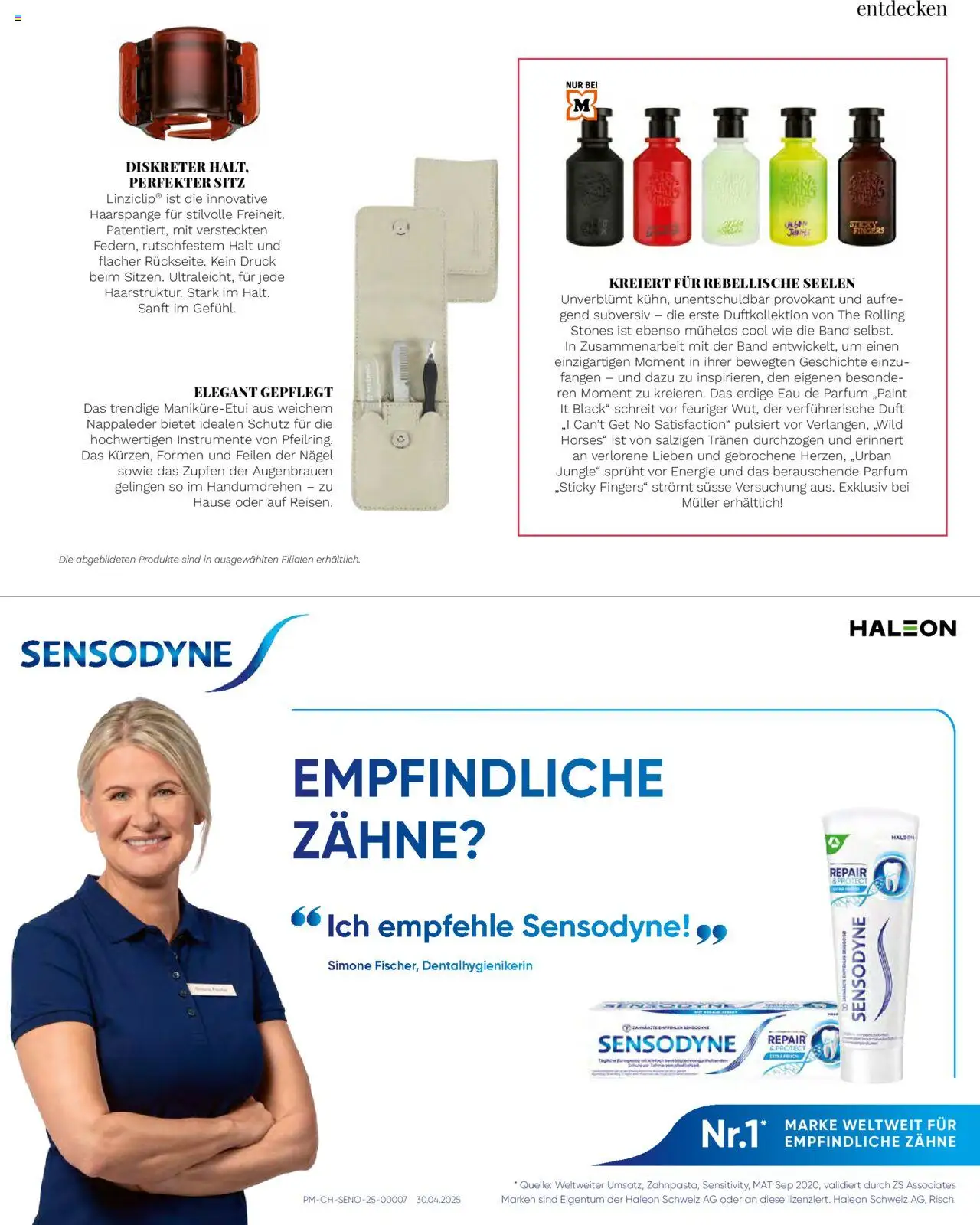 Müller Magazin ab 01.07.2025 | Seite: 47 | Produkte: Eau de Parfum, Parfüm, Duft, Zahnpasta