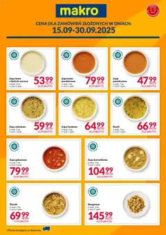 Pogląd oferty "Makro Gazetka - Zupy" - ważna od 15.09.2025