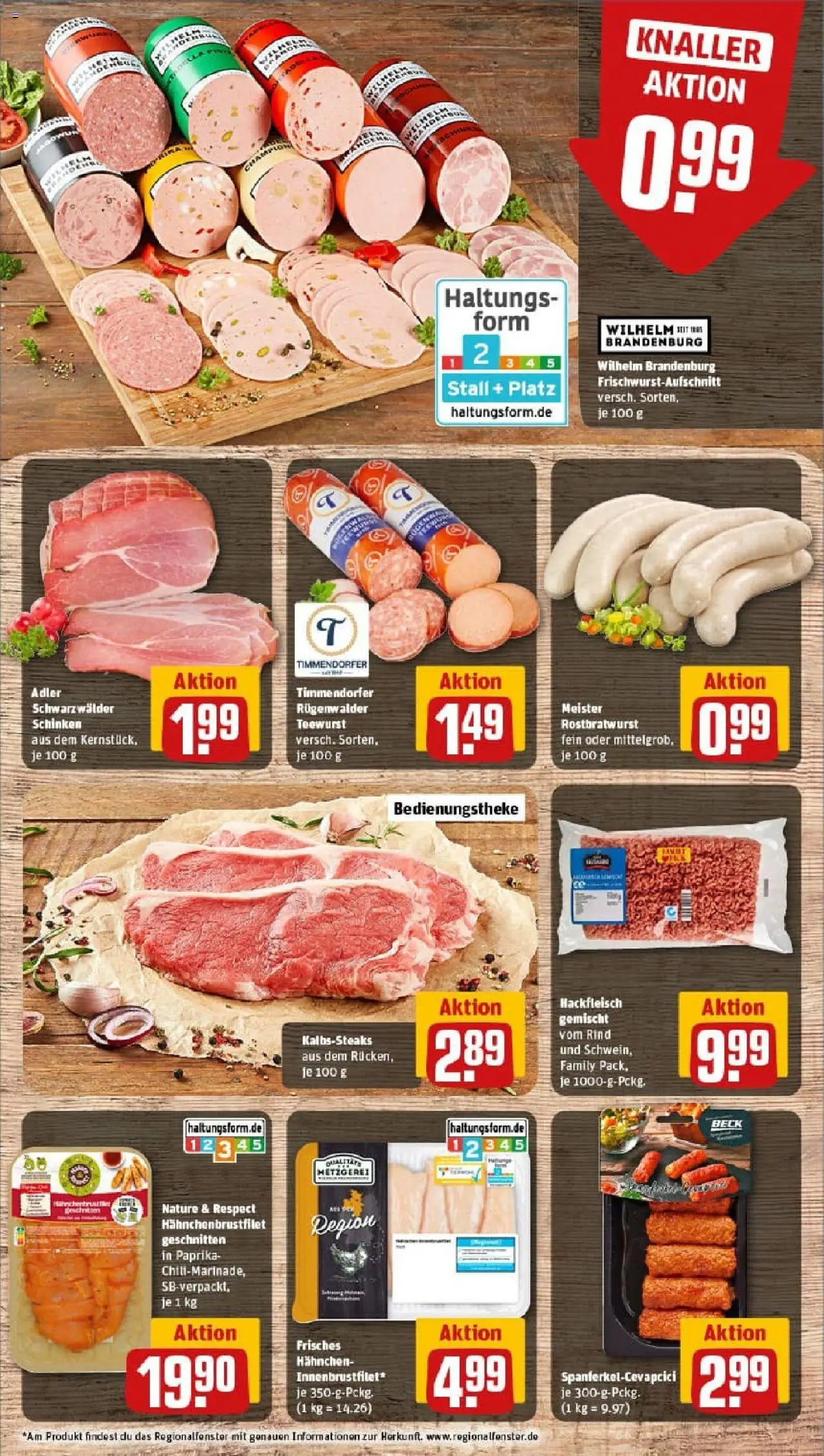 Rewe prospekt Hannover	 - gültig ab dem 06.07.2025 | Seite: 8 | Produkte: Hahnchen, Paprika, Schinken, Hackfleisch