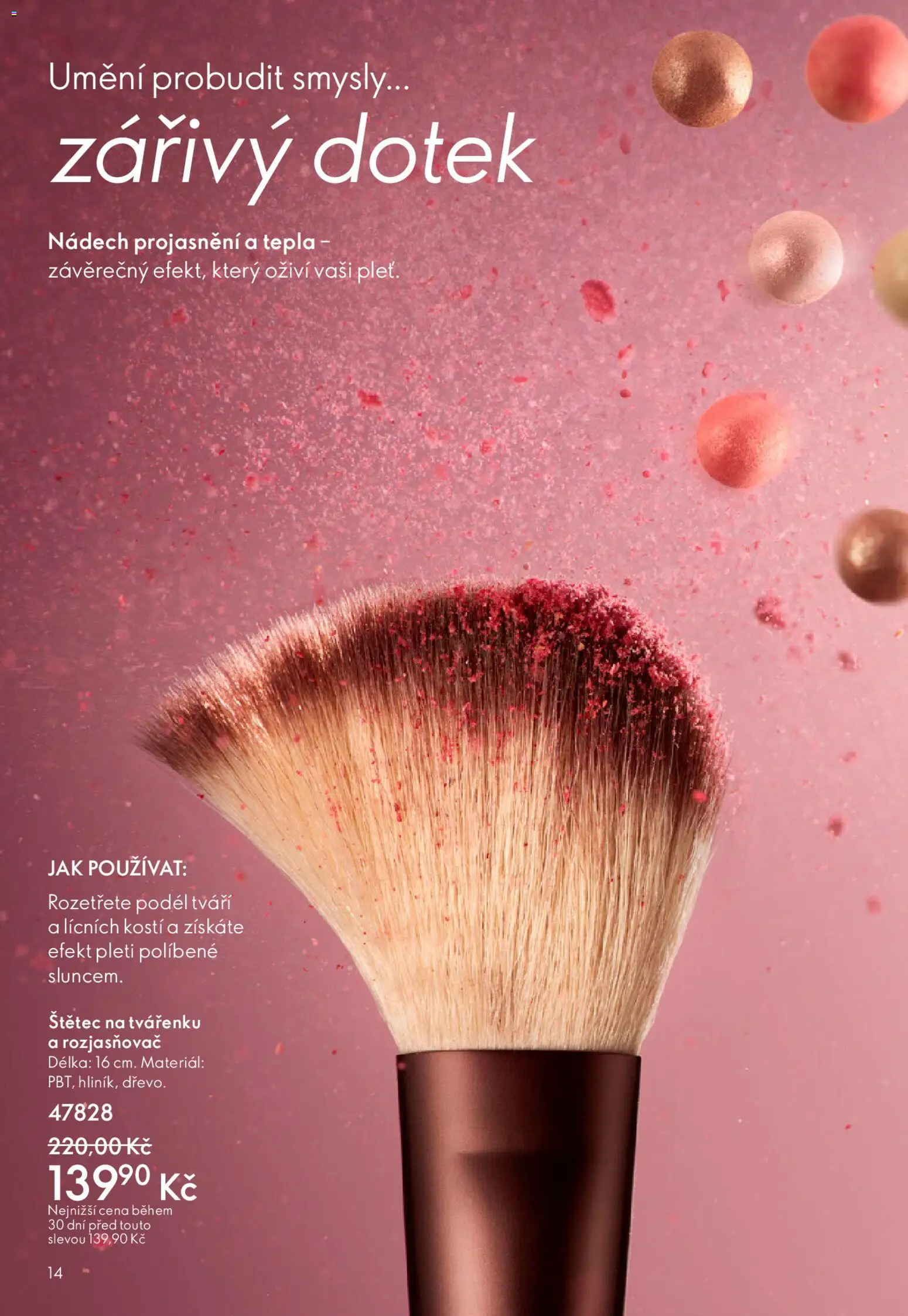 Oriflame katalog č. 06/2026 od 15.04.2026 | Strana: 14 | Produkty: Rozjasňovač, Štětec